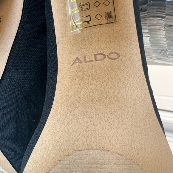 ALDO Delylah Ankle Boots in Black Textile Knit - Picture 10 of 11